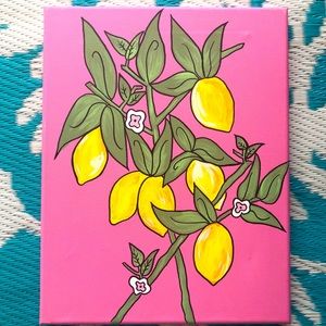 Lemons on Canvas Painting